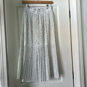 Medium polka dot maxi skirt